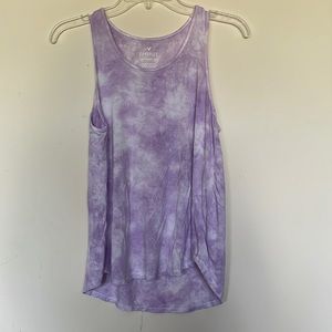 American eagle favorite tank, size small, lavender, tie-dye